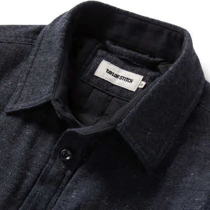 The Lined Utility Shirt in Charcoal Donegal