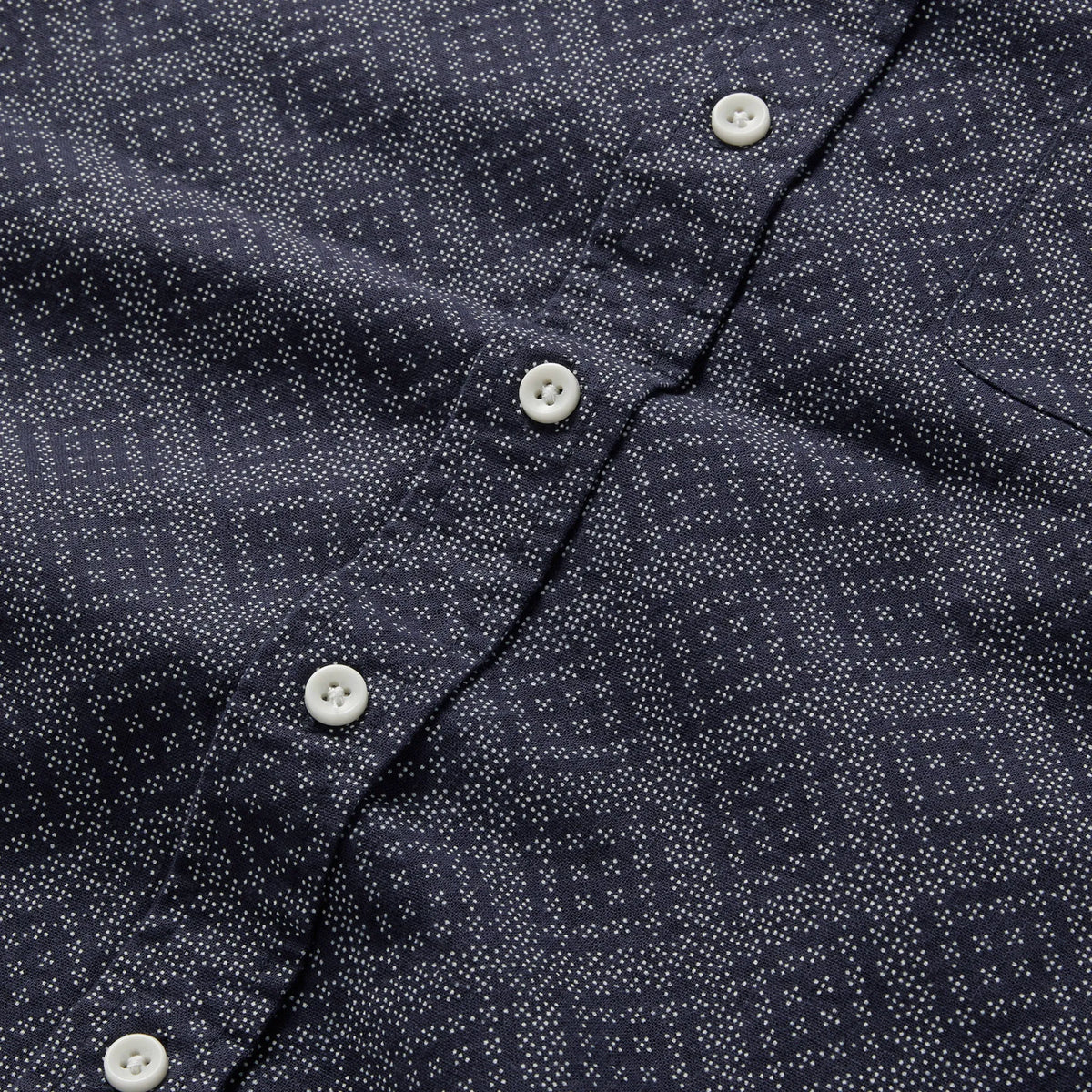 The Short Sleeve Jack in Navy Diamond