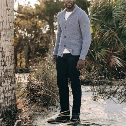The Slim Jean in Wallace Wash Organic Selvage