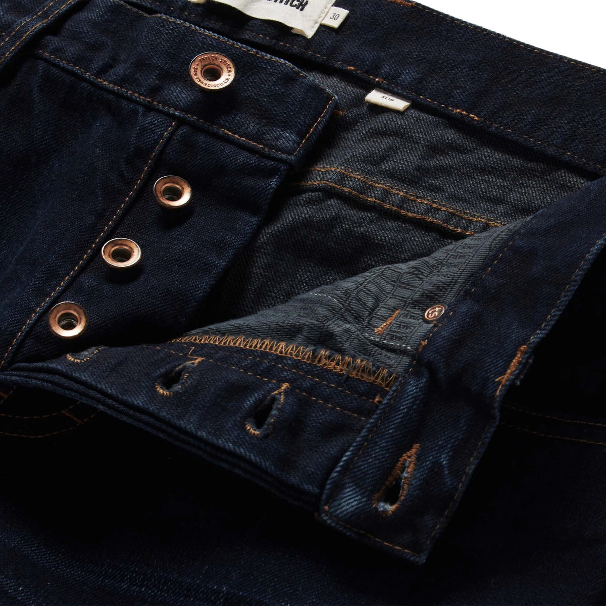 The Slim Jean in Wallace Wash Organic Selvage