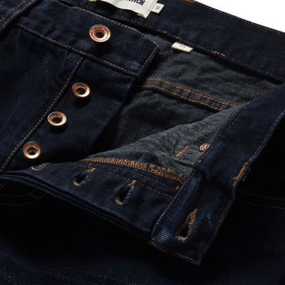 The Slim Jean in Wallace Wash Organic Selvage