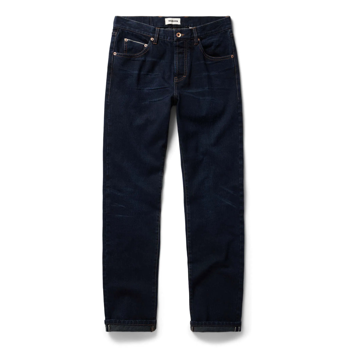 The Slim Jean in Wallace Wash Organic Selvage