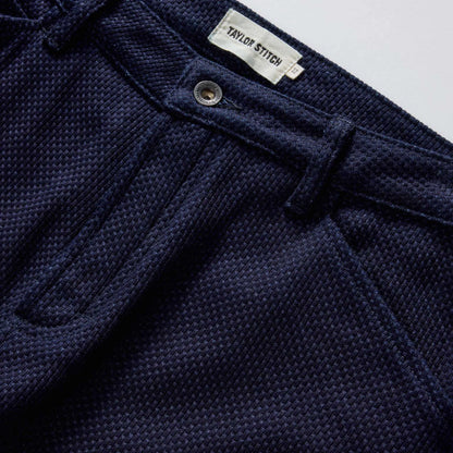 The Camp Pant in Rigid Indigo Sashiko