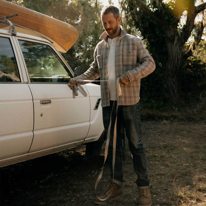 The Cutter Overshirt in Grey Plaid