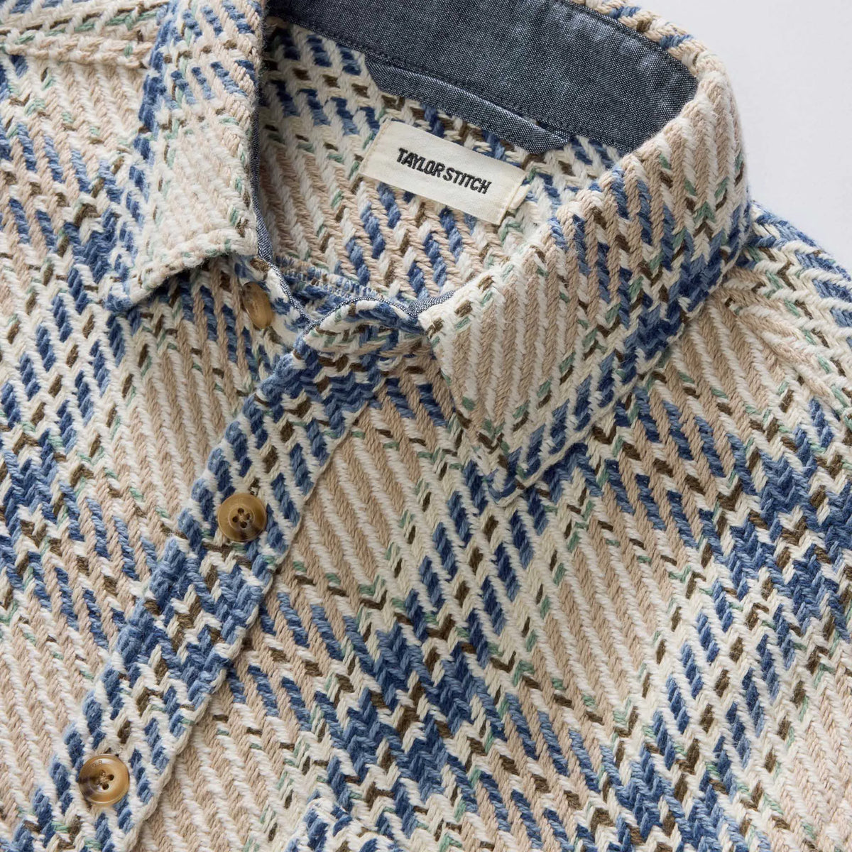 The Cutter Overshirt in Sandbar Plaid