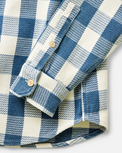 The Division Shirt in Washed Indigo Check