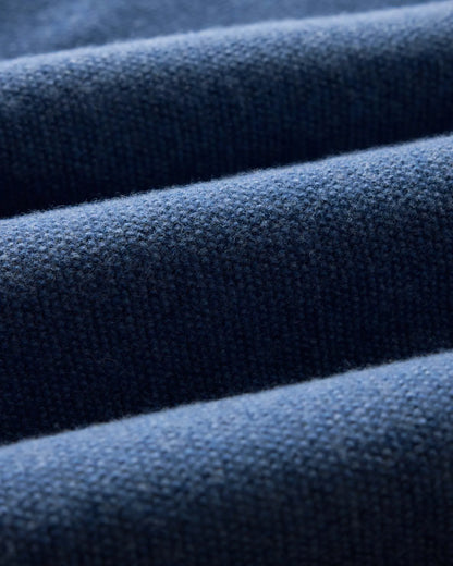 The Newton Sweater Polo in Heather Clear Blue