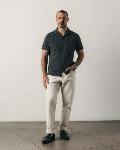 The Conrad Shirt in Pickstitch Stripe Dobby