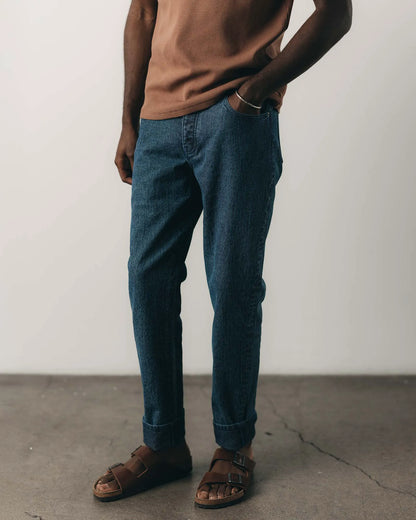 The Democratic Jean in Japanese Washed Indigo Sashiko