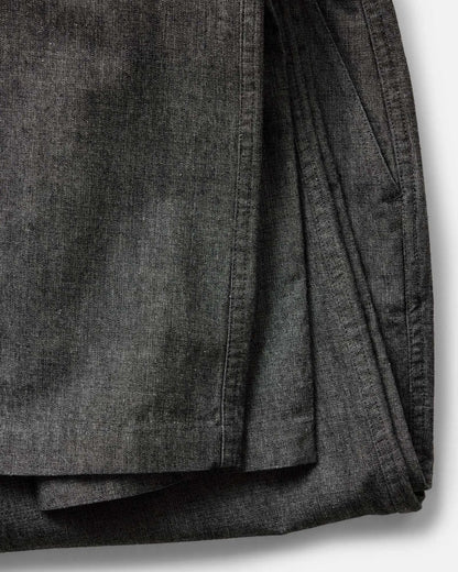 The Easy Pant in Black Indigo Chambray