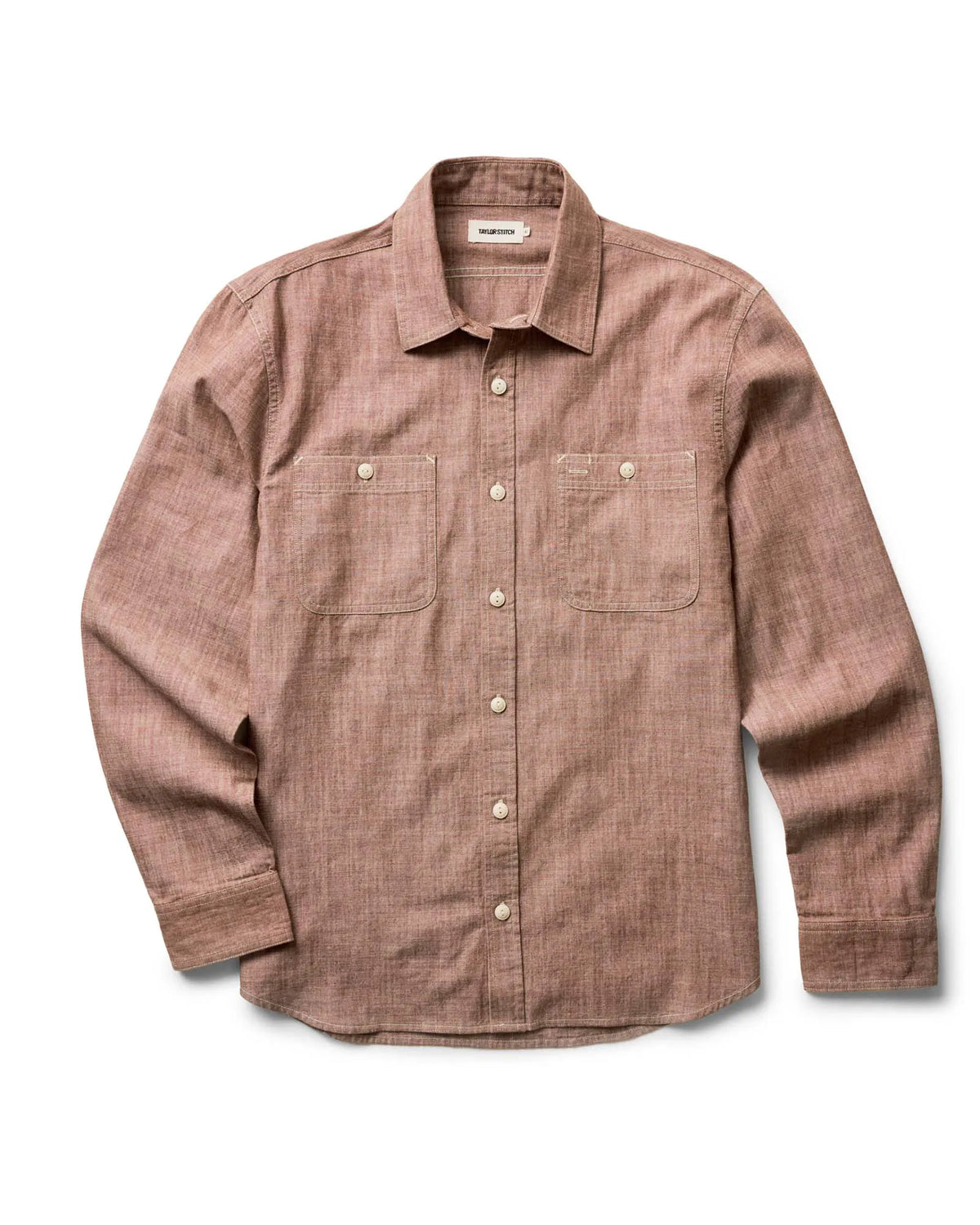 The Foundry Shirt in Brick Chambray