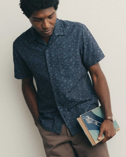 The Hawthorne Shirt in Japanese Night Bloom Jacquard