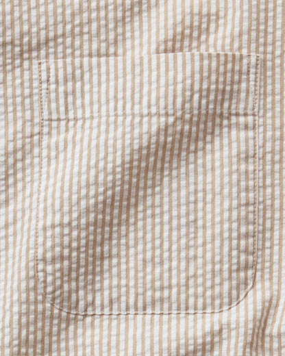 The Jack in Sand Stripe Seersucker