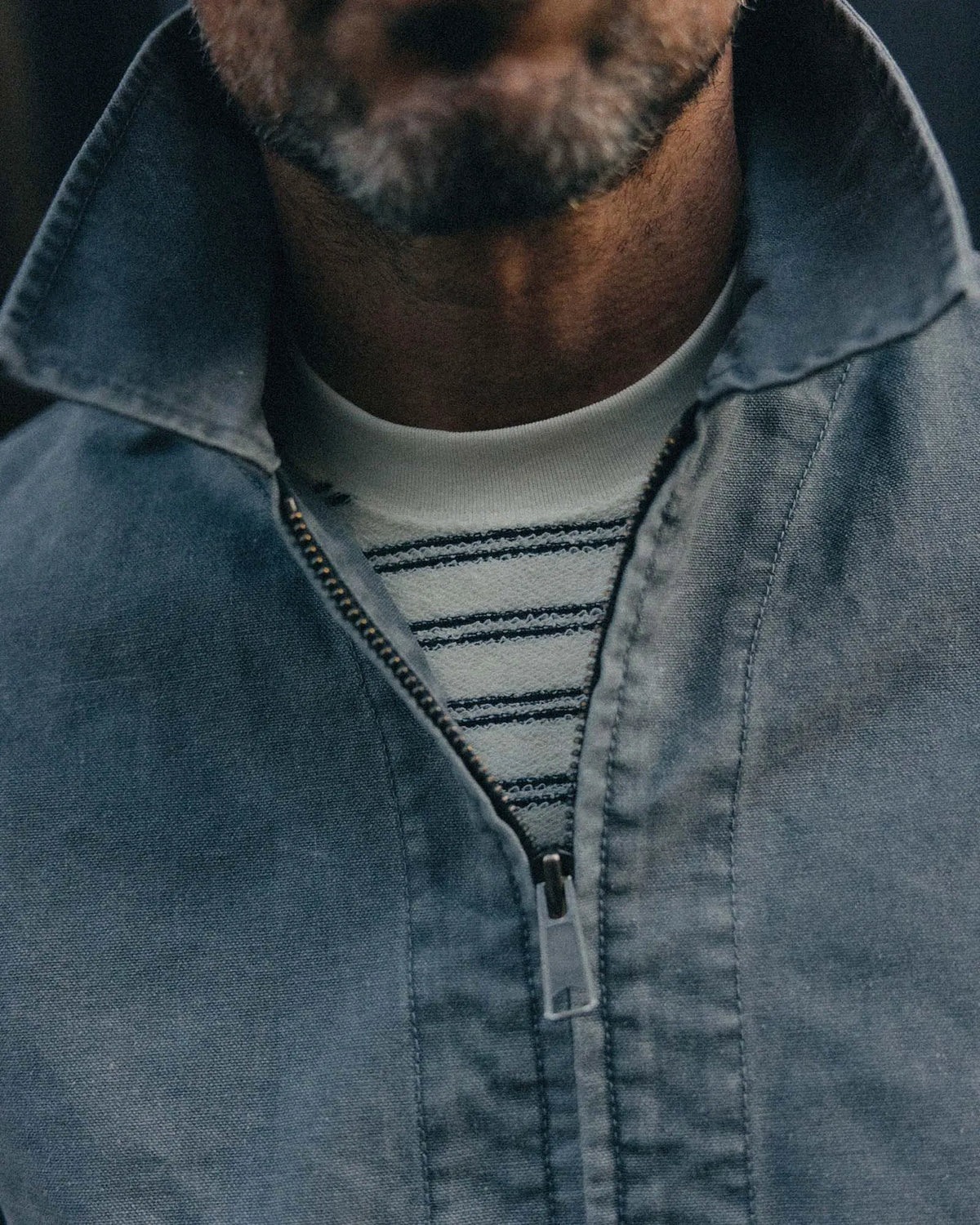 The Shifter Jacket in Dark Grey Pigment Canvas