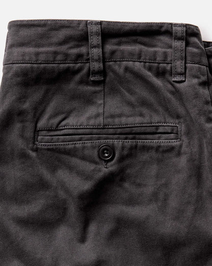 The Straight Foundation Pant in Organic Faded Black