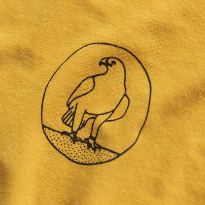The Cotton Hemp Tee in Canary Eagle