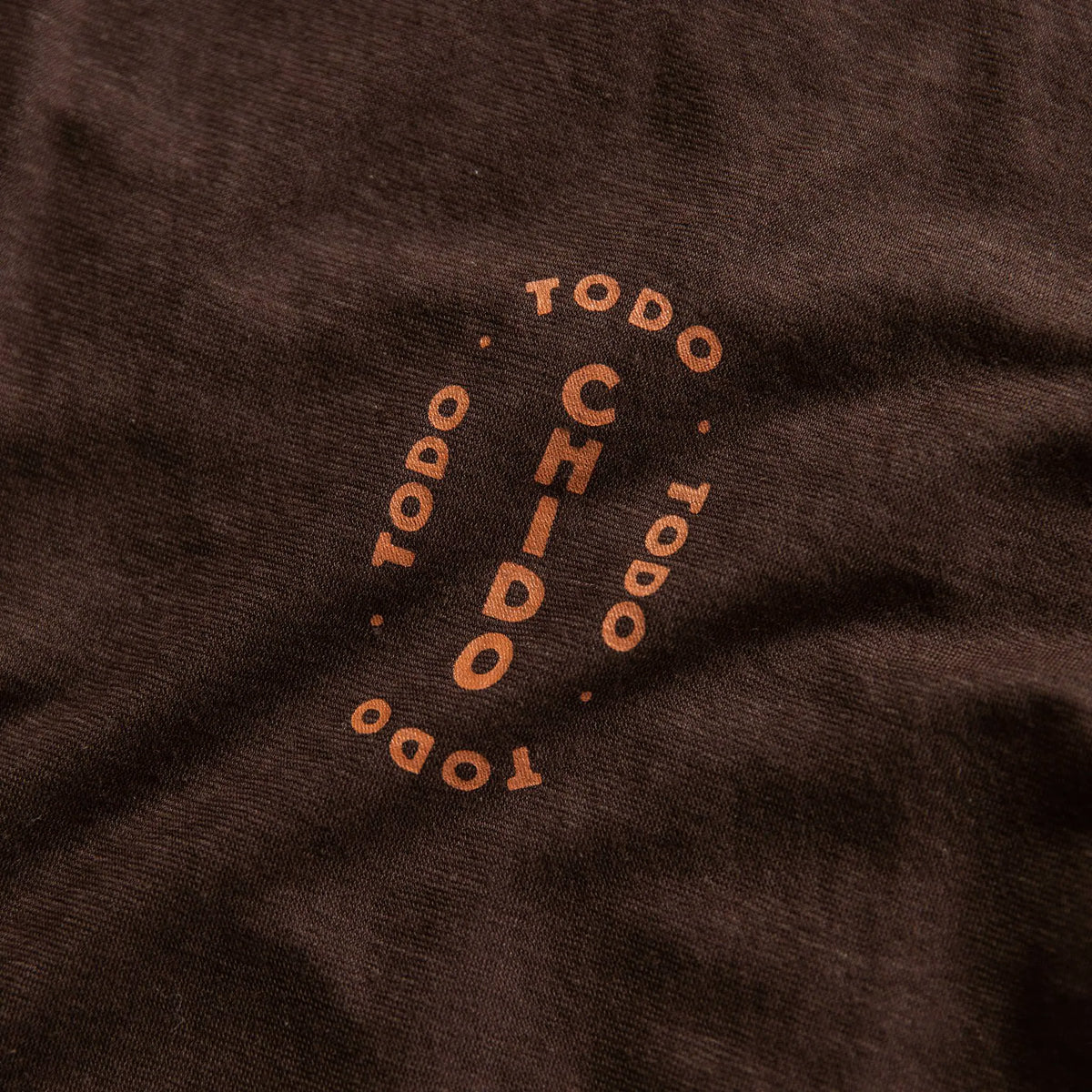 The Cotton Hemp Tee in Espresso Todo Chido