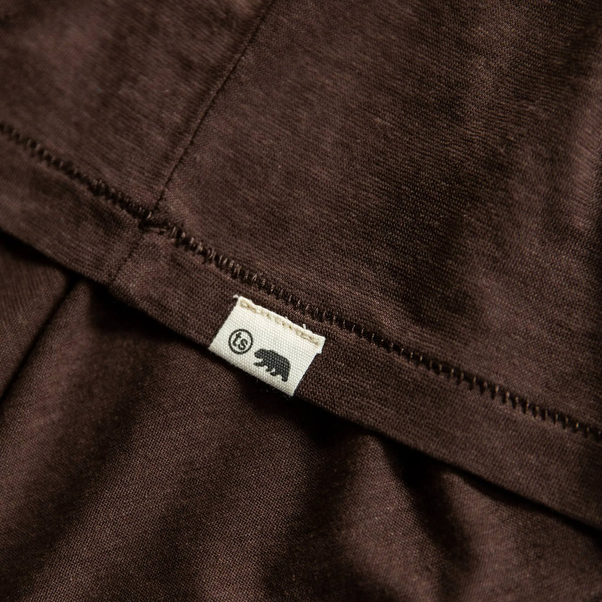 The Cotton Hemp Tee in Espresso Todo Chido