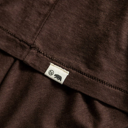 The Cotton Hemp Tee in Espresso Todo Chido