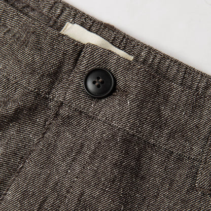 The Easy Pant in Espresso Linen