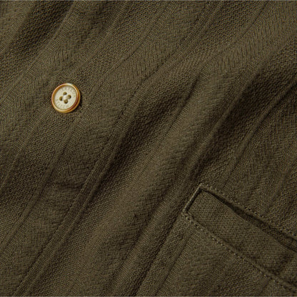 The Havana in Olive Jacquard Stripe