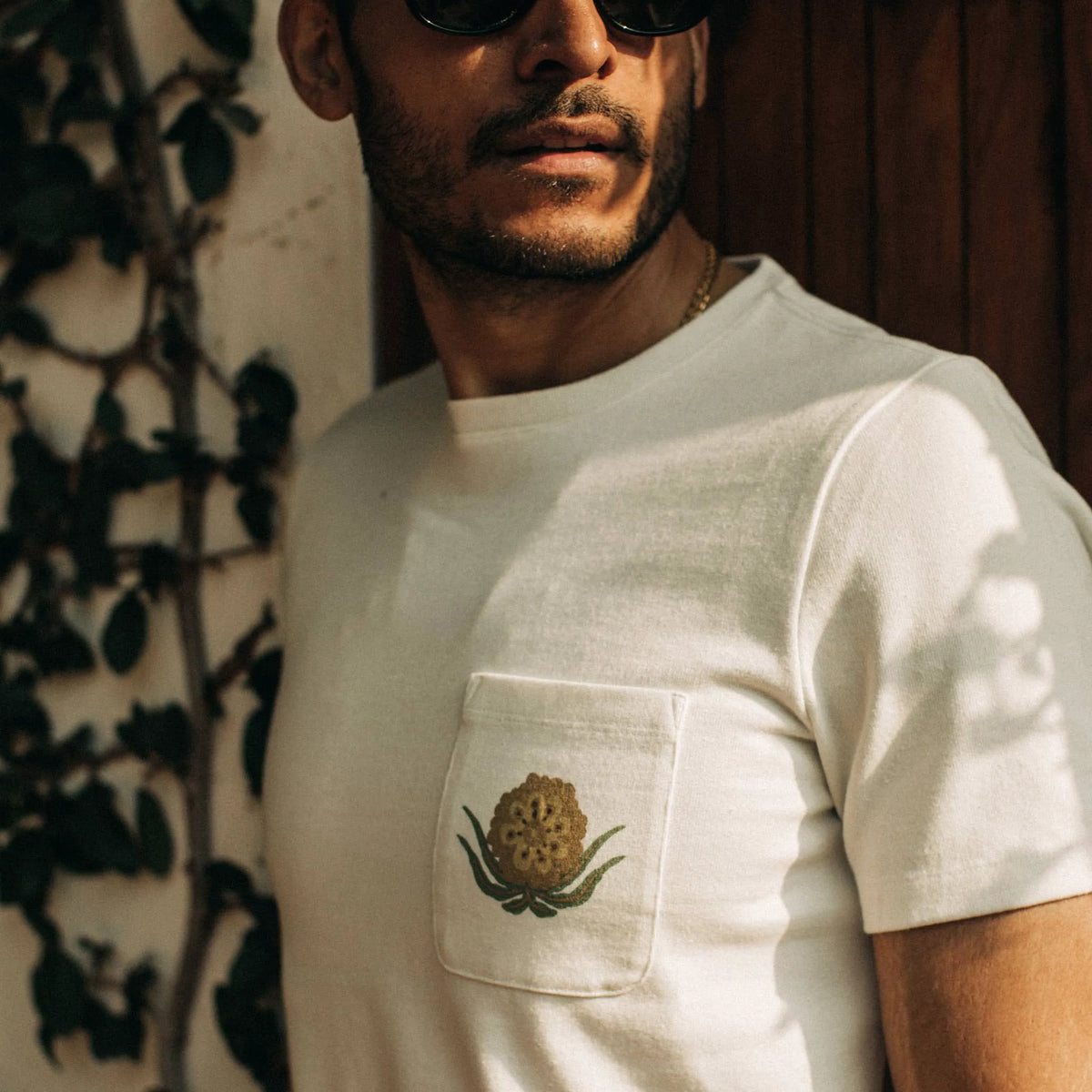 The Heavy Bag Tee in Desert Flower