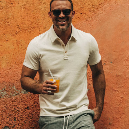 The Heavy Bag Polo in Natural