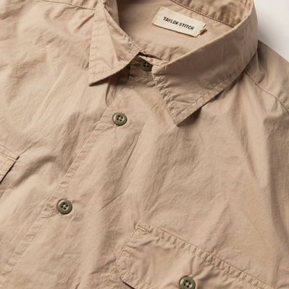The Short Sleeve Officer Shirt in Khaki