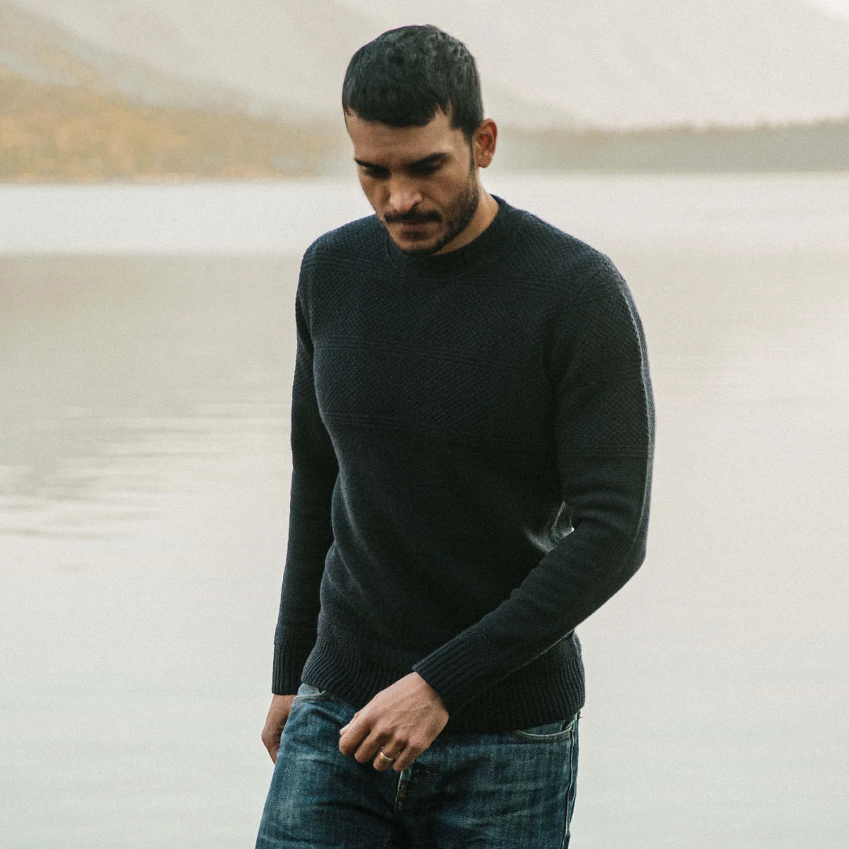 The Ventana Sweater in Navy