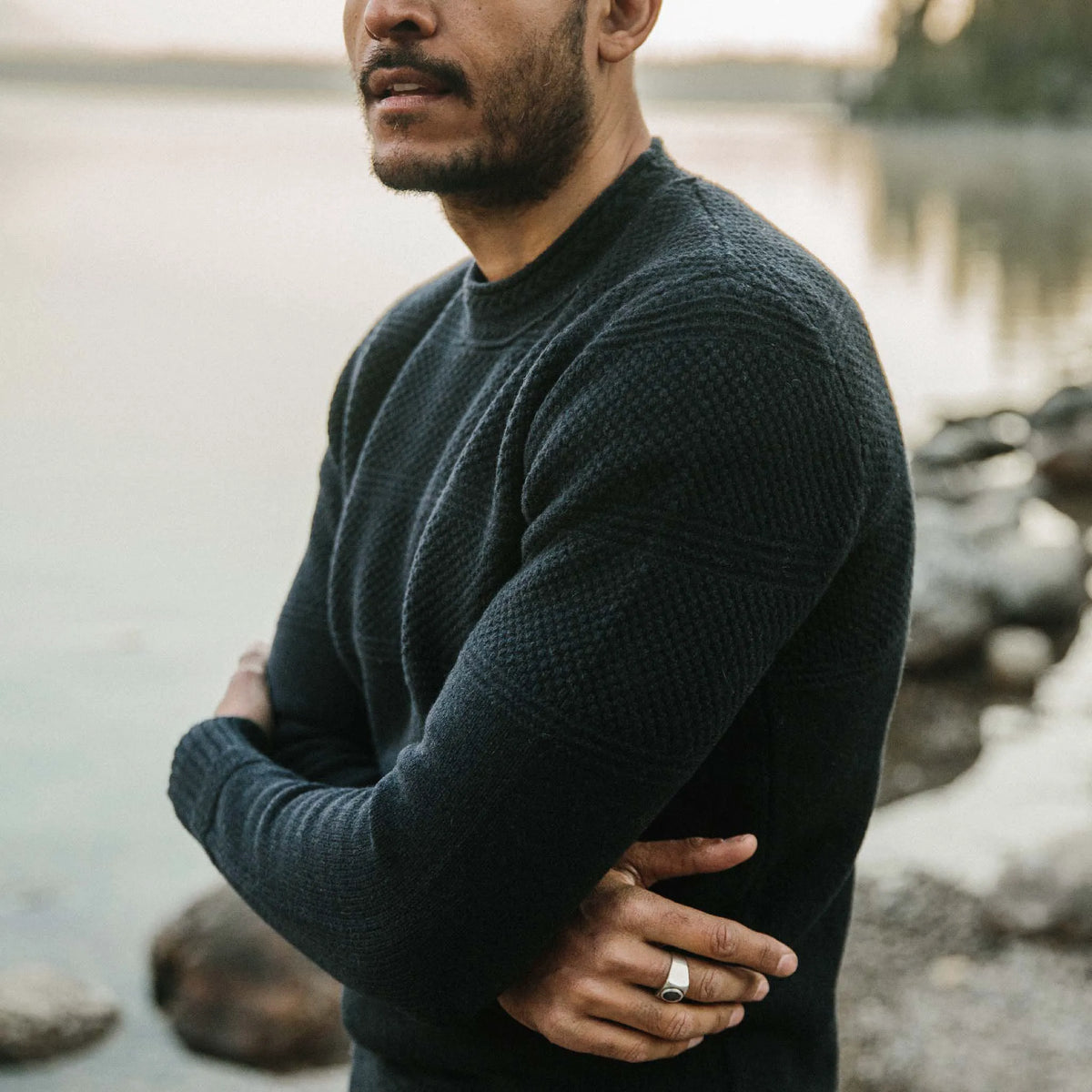 The Ventana Sweater in Navy