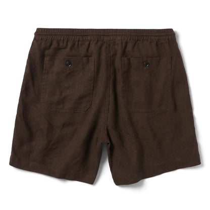 The Apres Short in Espresso Hemp