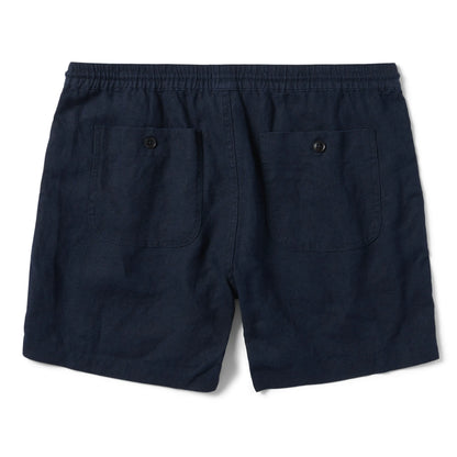 The Apres Short in Navy Hemp