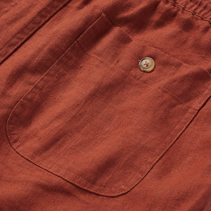 The Apres Short in Sienna Hemp