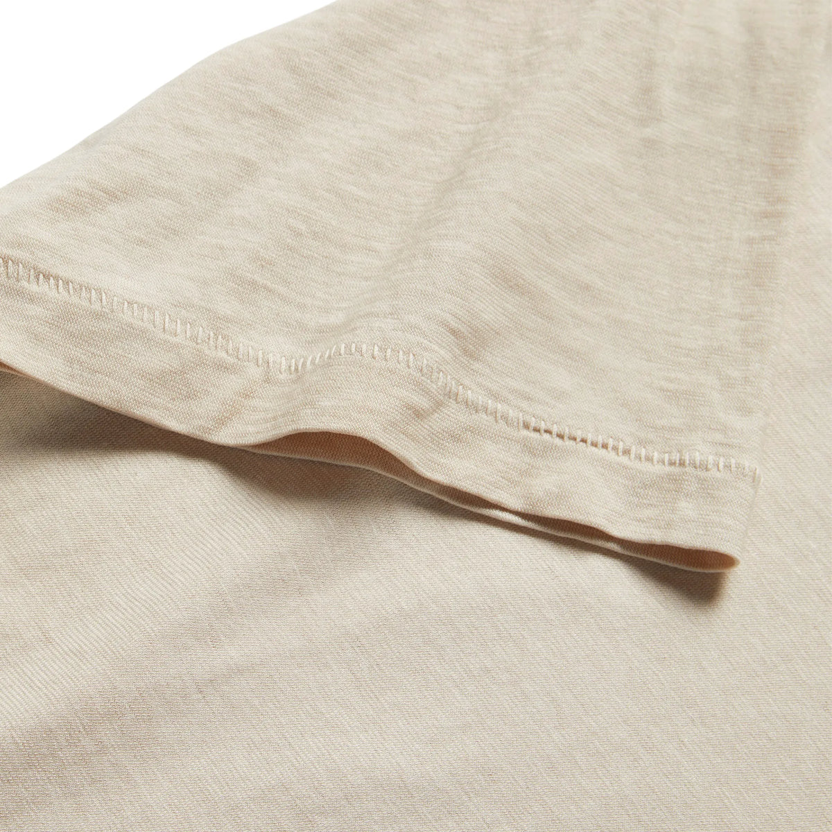 The Cotton Hemp Tee in Sand