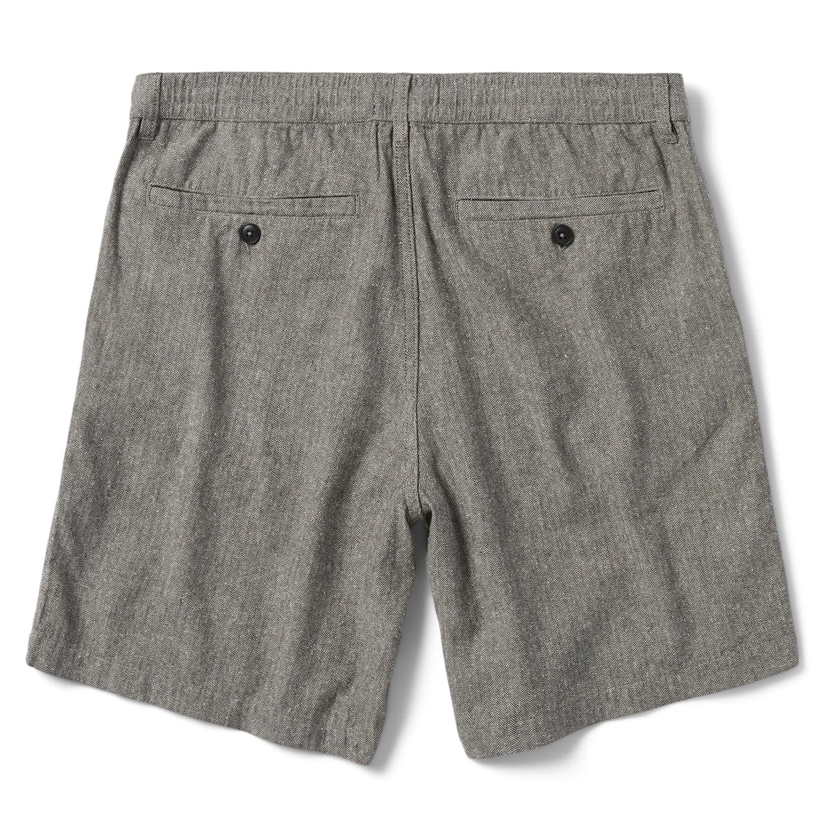 The Easy Short in Charcoal Herringbone