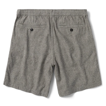 The Easy Short in Charcoal Herringbone