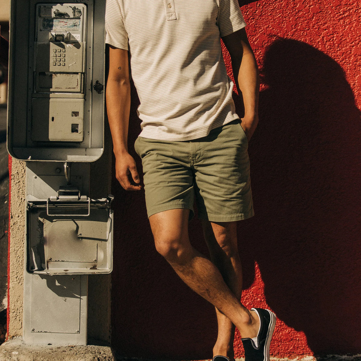 The Foundation Short in Olive Twill