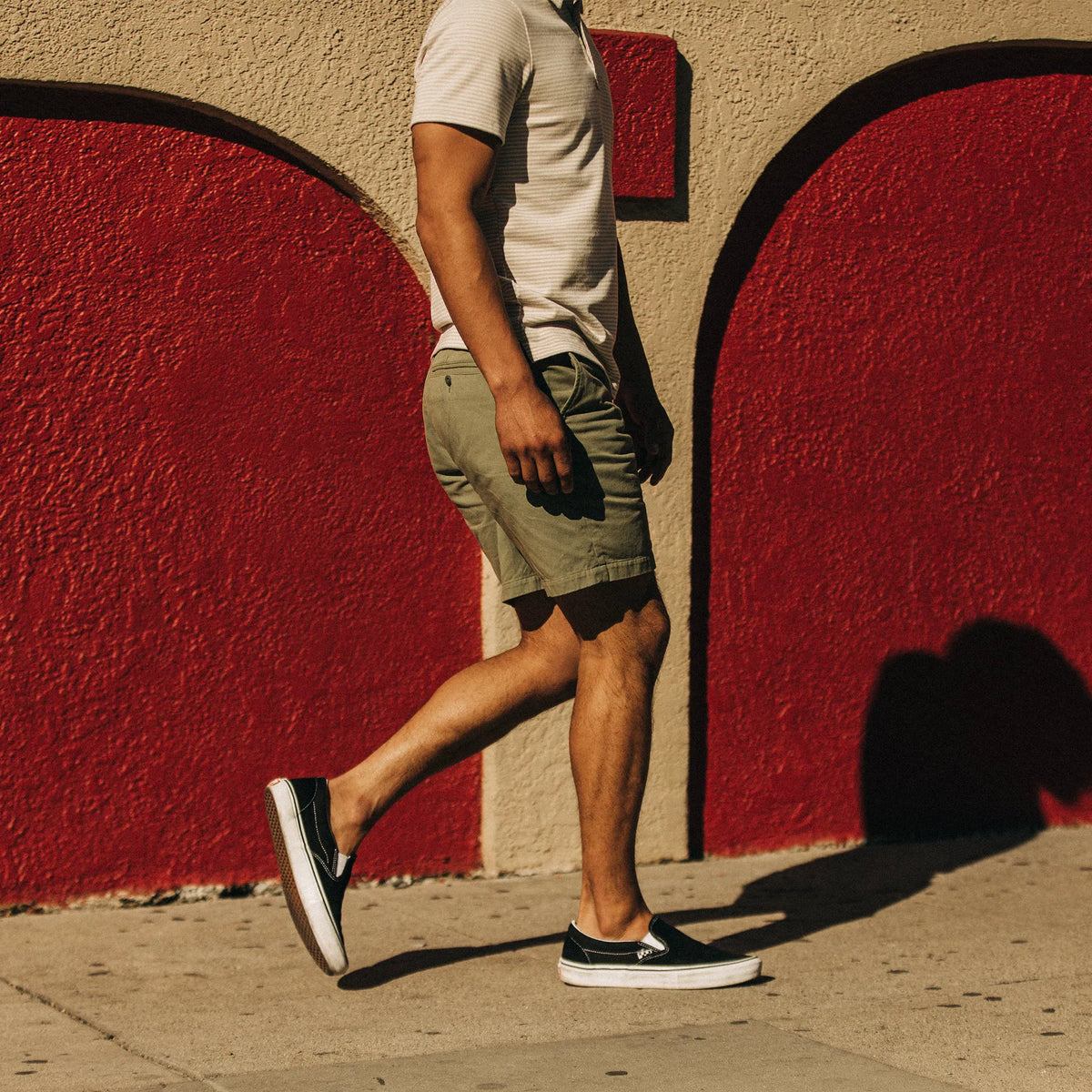The Foundation Short in Olive Twill