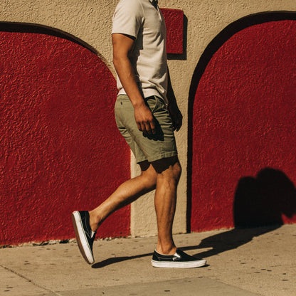 The Foundation Short in Olive Twill