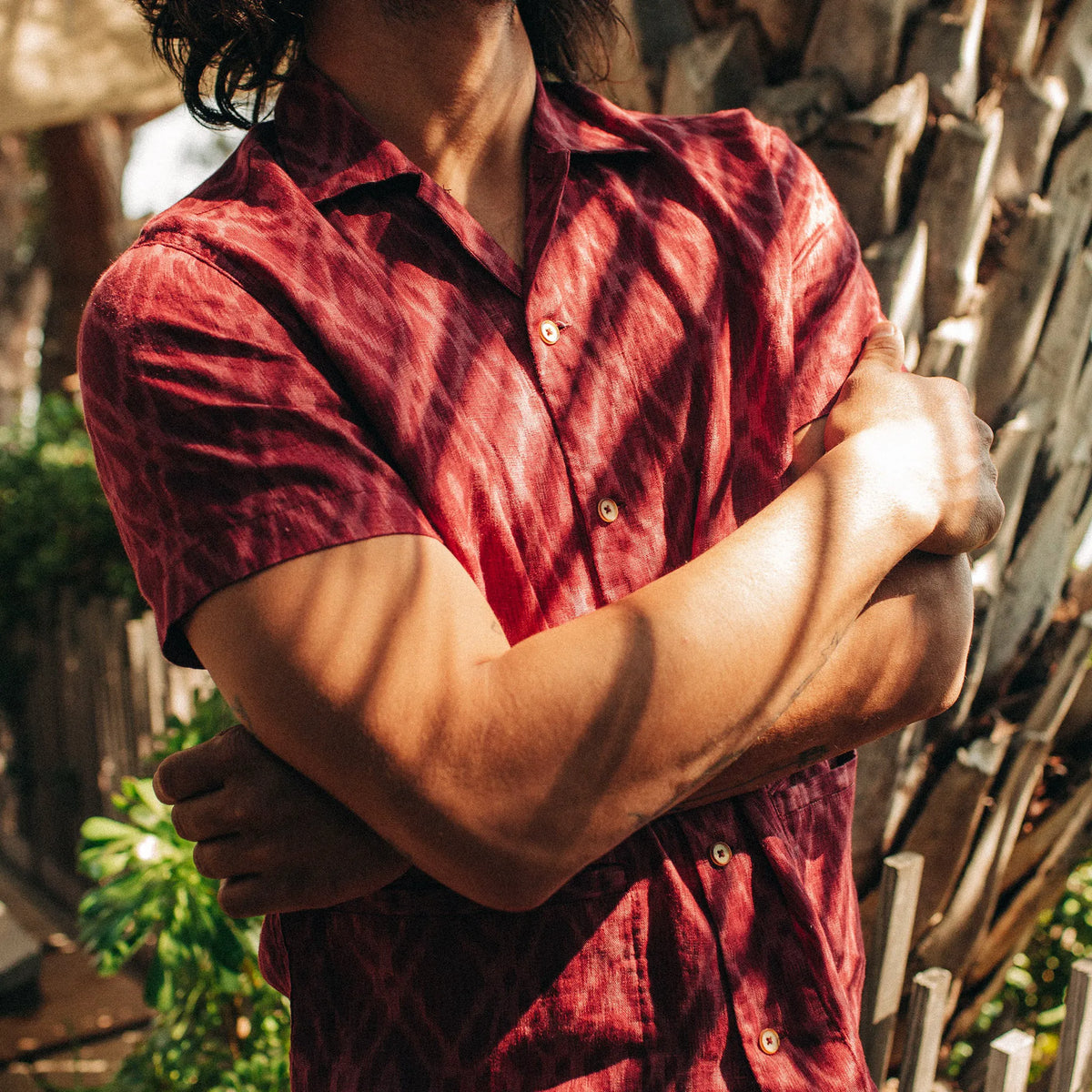 The Havana in Wine Ikat