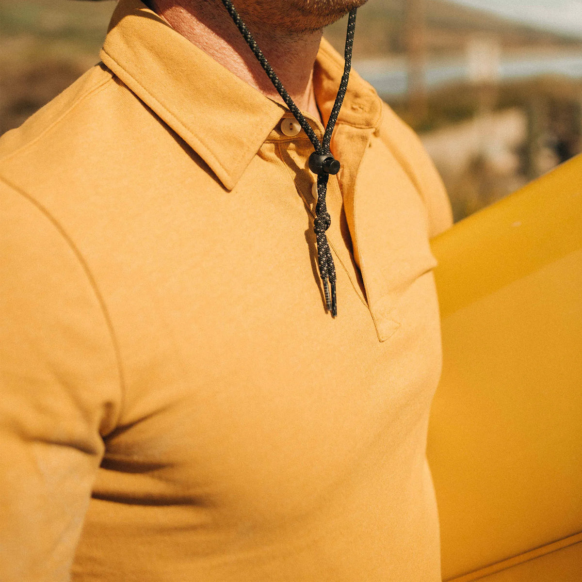The Heavy Bag Polo in Gold