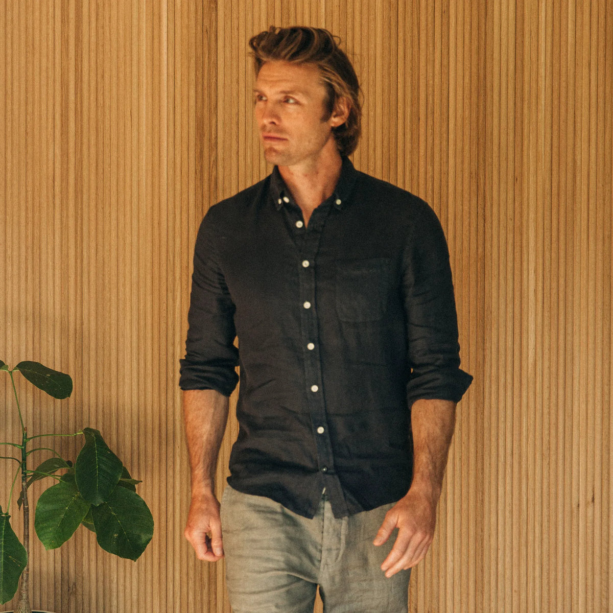 The Jack in Navy Linen