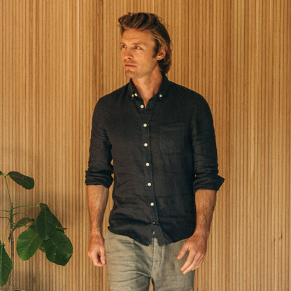 The Jack in Navy Linen