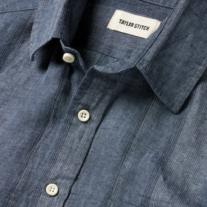 The Short Sleeve California in Dusk Stripe