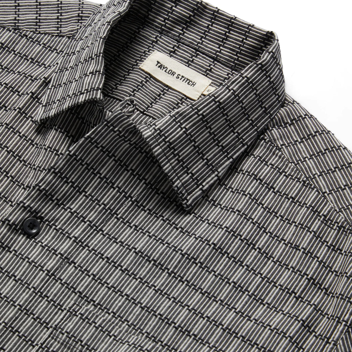 The Short Sleeve Hawthorne in Navy Stripe