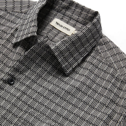 The Short Sleeve Hawthorne in Navy Stripe