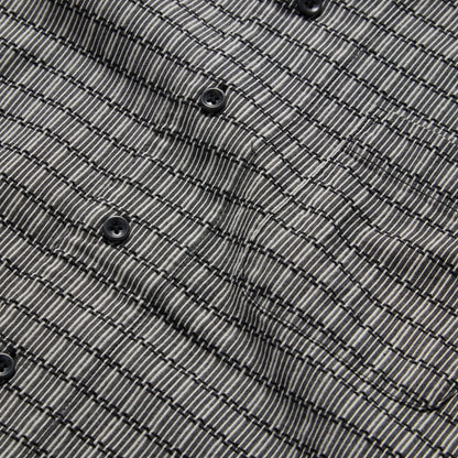 The Short Sleeve Hawthorne in Navy Stripe