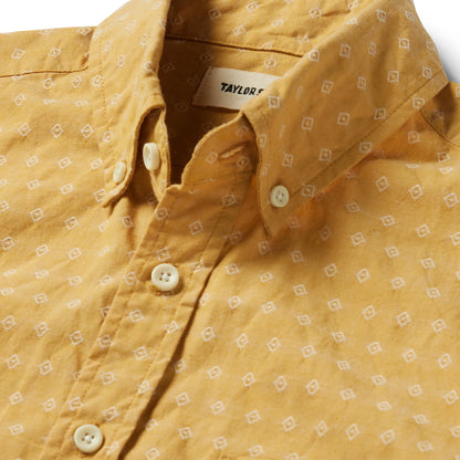 The Short Sleeve Jack in Gold Diamond