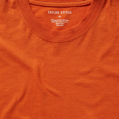 The Cotton Hemp Tee in Monarch