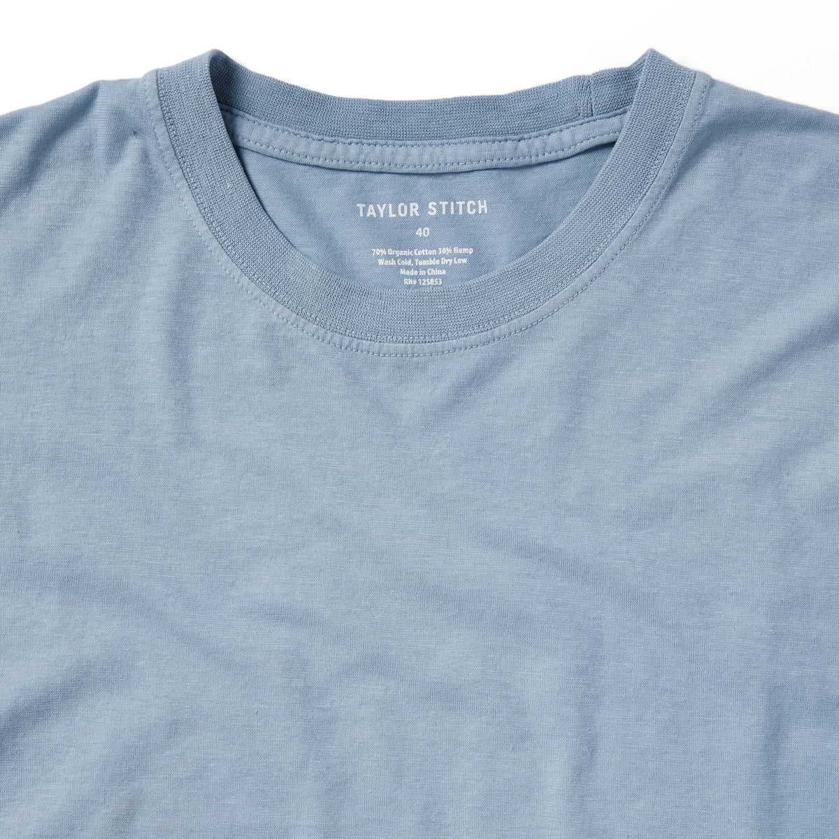 The Cotton Hemp Tee in Ocean